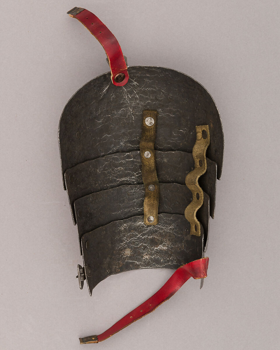 Brigandine Armor, Steel, latten, velvet, brass, Italian
