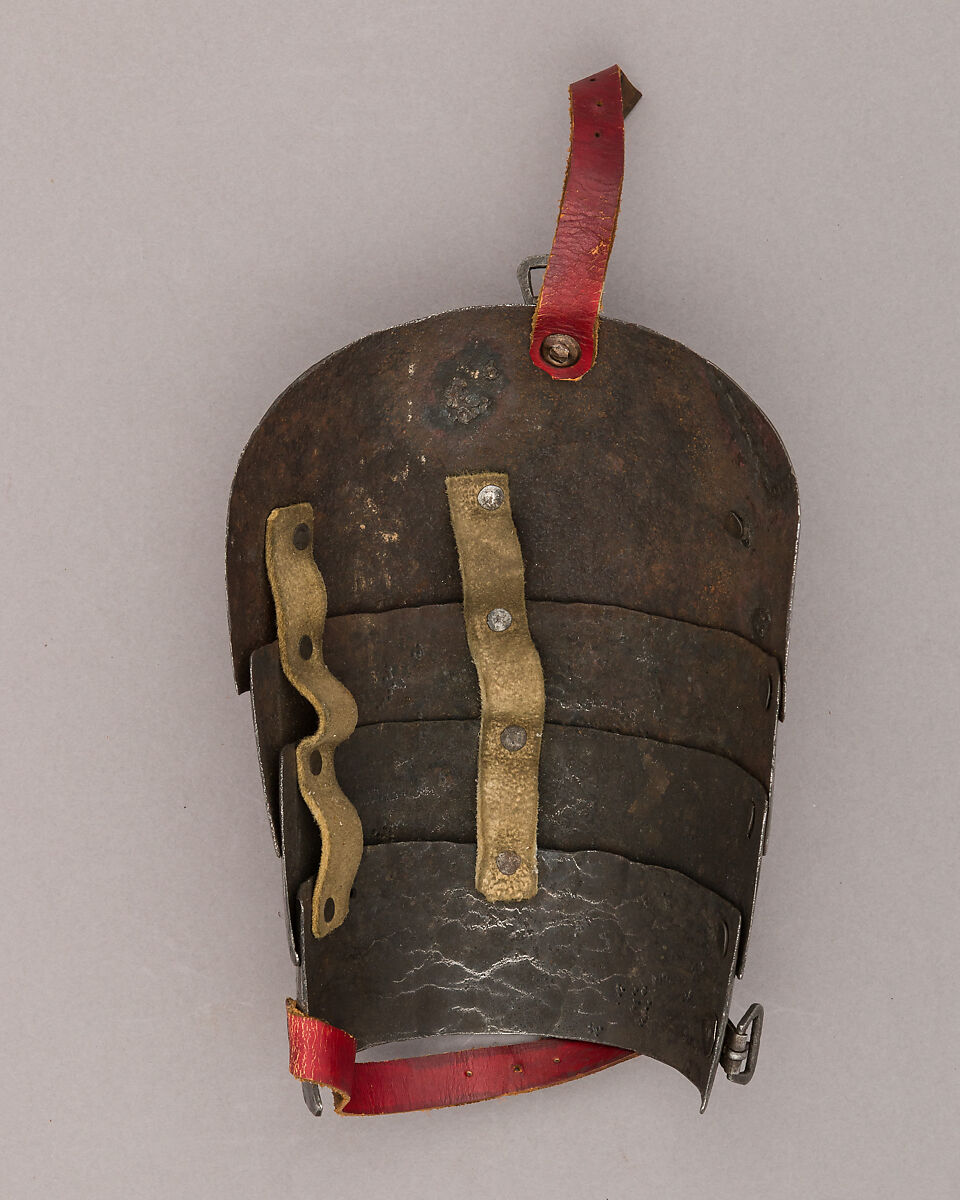 Brigandine Armor, Steel, latten, velvet, brass, Italian