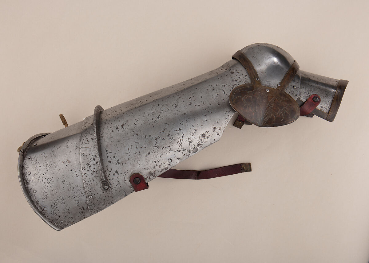 Brigandine Armor, Steel, latten, velvet, brass, Italian