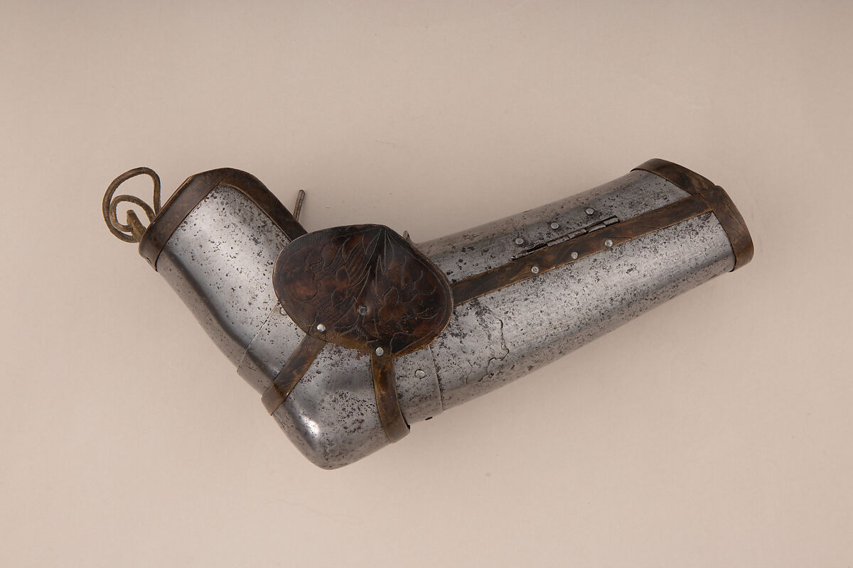 Brigandine Armor, Steel, latten, velvet, brass, Italian