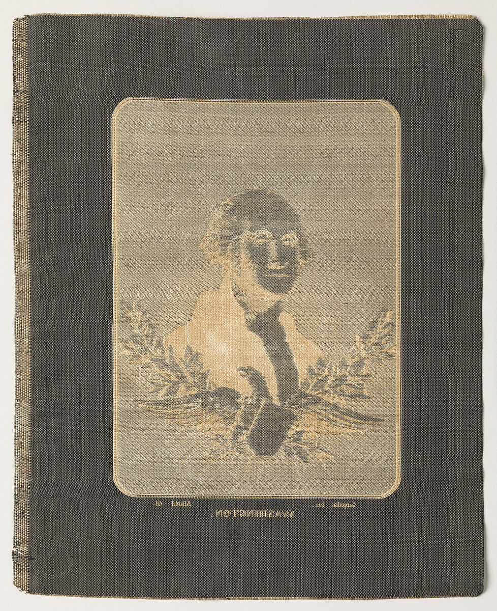 George Washington, Designed by Jacques Allardet, Silk, French