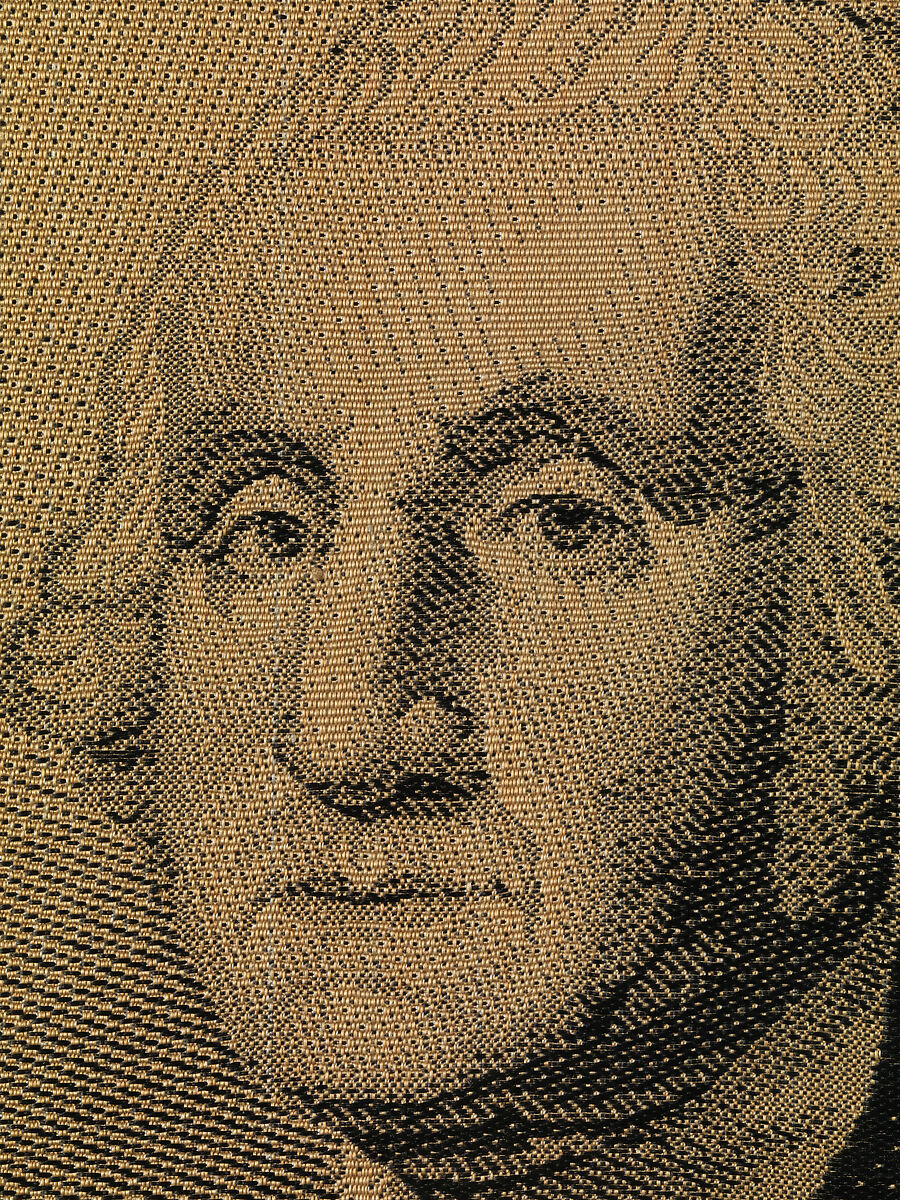 George Washington, Designed by Jacques Allardet, Silk, French