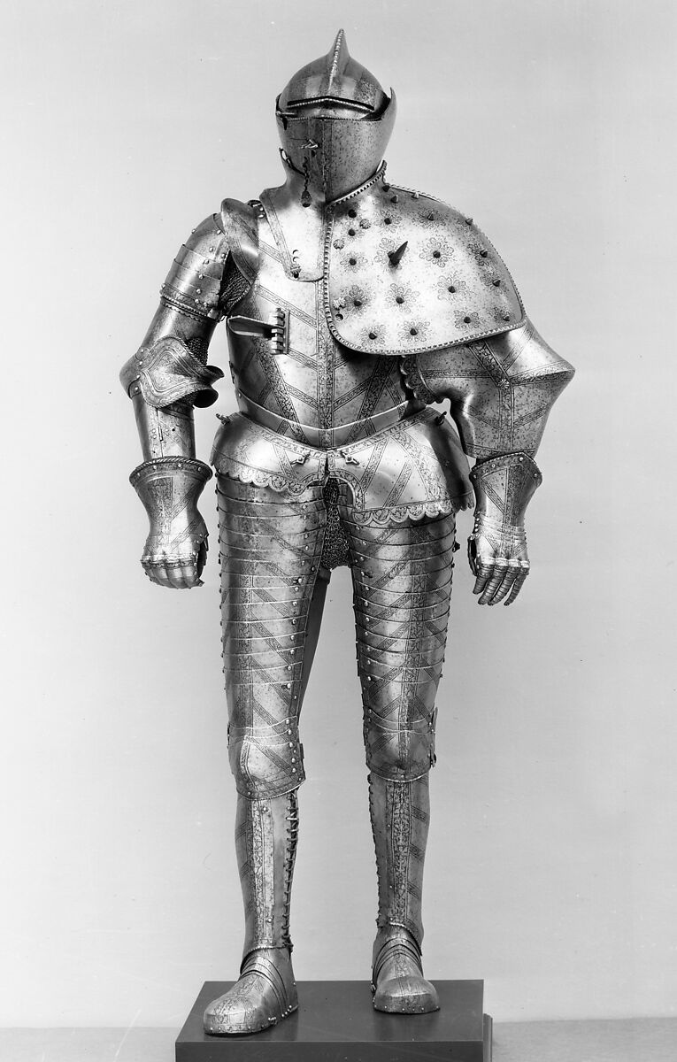 Armor for the Tilt, Steel, leather, Italian 