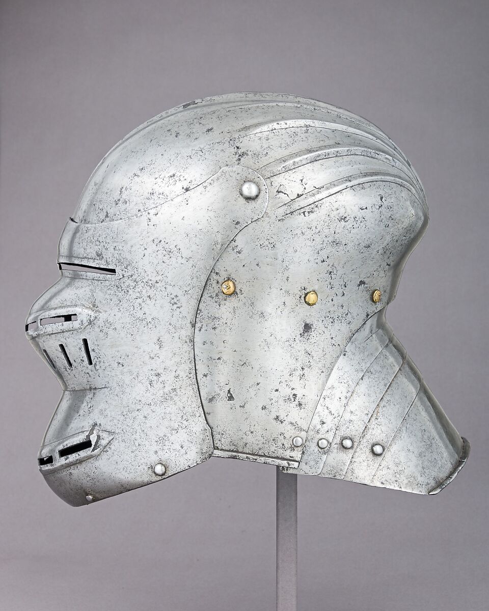Sallet, Steel, copper alloy, German