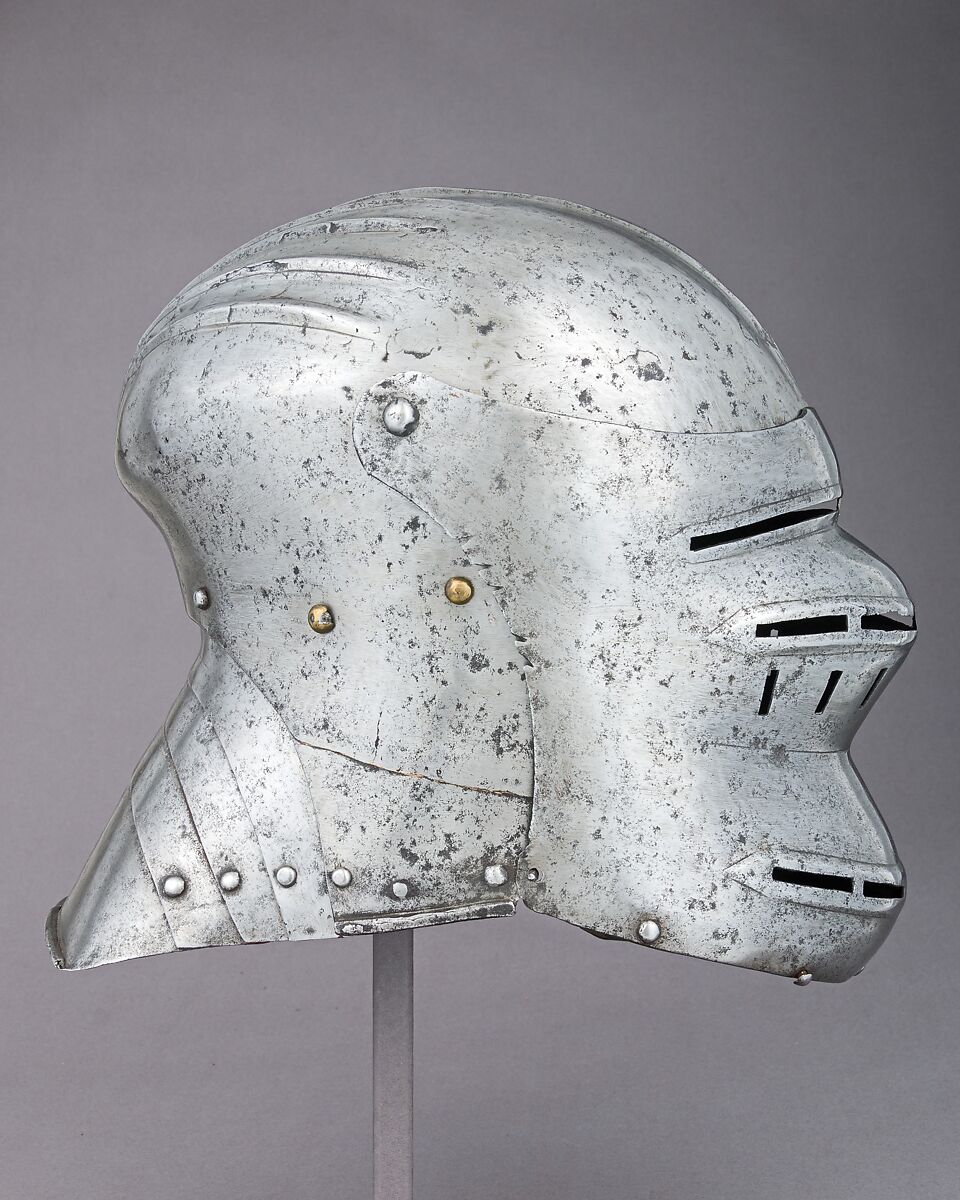 Sallet, Steel, copper alloy, German