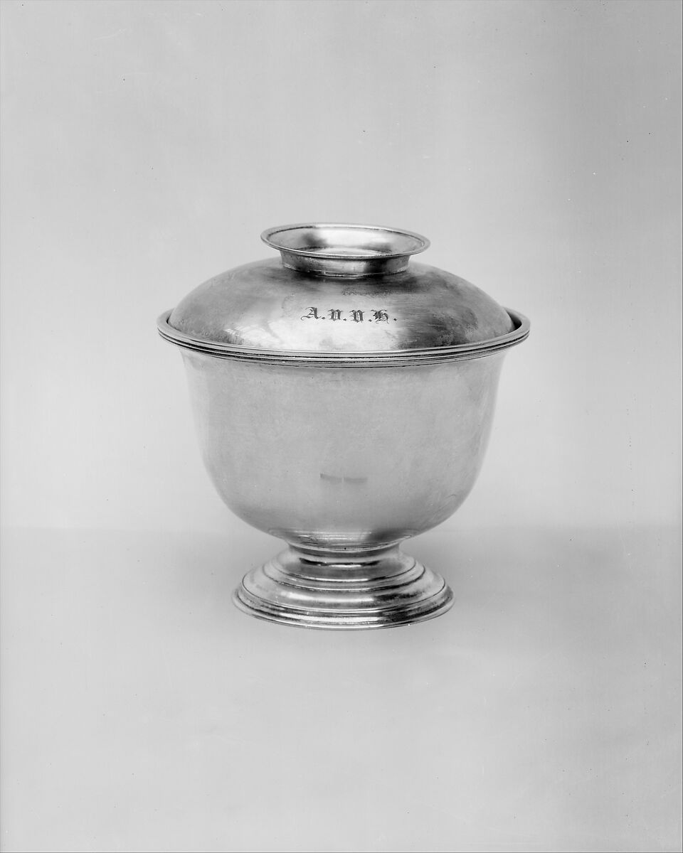 Sugar Bowl, Cooper and Fisher (active 1854–62), Silver, American 