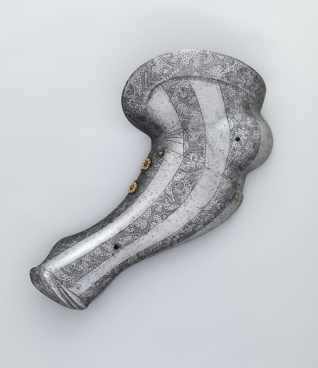 Half Armor, Helmet and reinforcing pieces attributed to Kolman Helmschmid (German, Augsburg 1471–1532), Steel, German, Augsburg