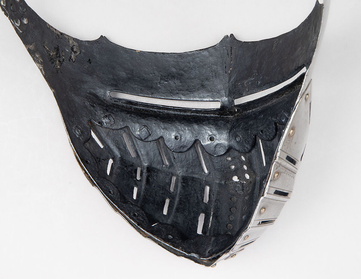 Half Armor, Helmet and reinforcing pieces attributed to Kolman Helmschmid (German, Augsburg 1471–1532), Steel, German, Augsburg