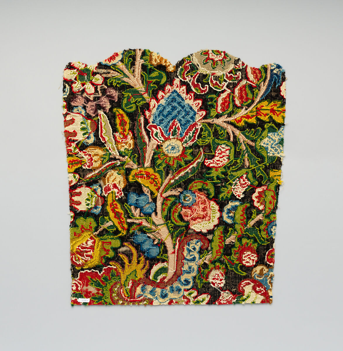 Chair back, Wool on linen, British