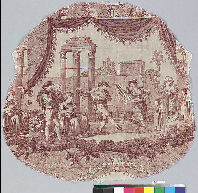 Scènes romaines, Bartolomeo Penelli, Cotton, French, Jouy-en-Josas 