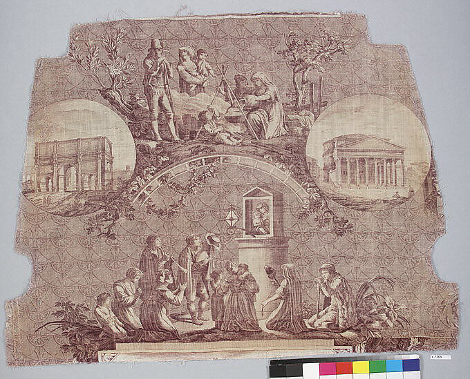 Scènes romaines, Bartolomeo Penelli, Cotton, French, Jouy-en-Josas 