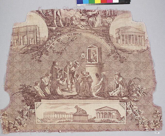 Scènes romaines, Bartolomeo Penelli, Cotton, French, Jouy-en-Josas 