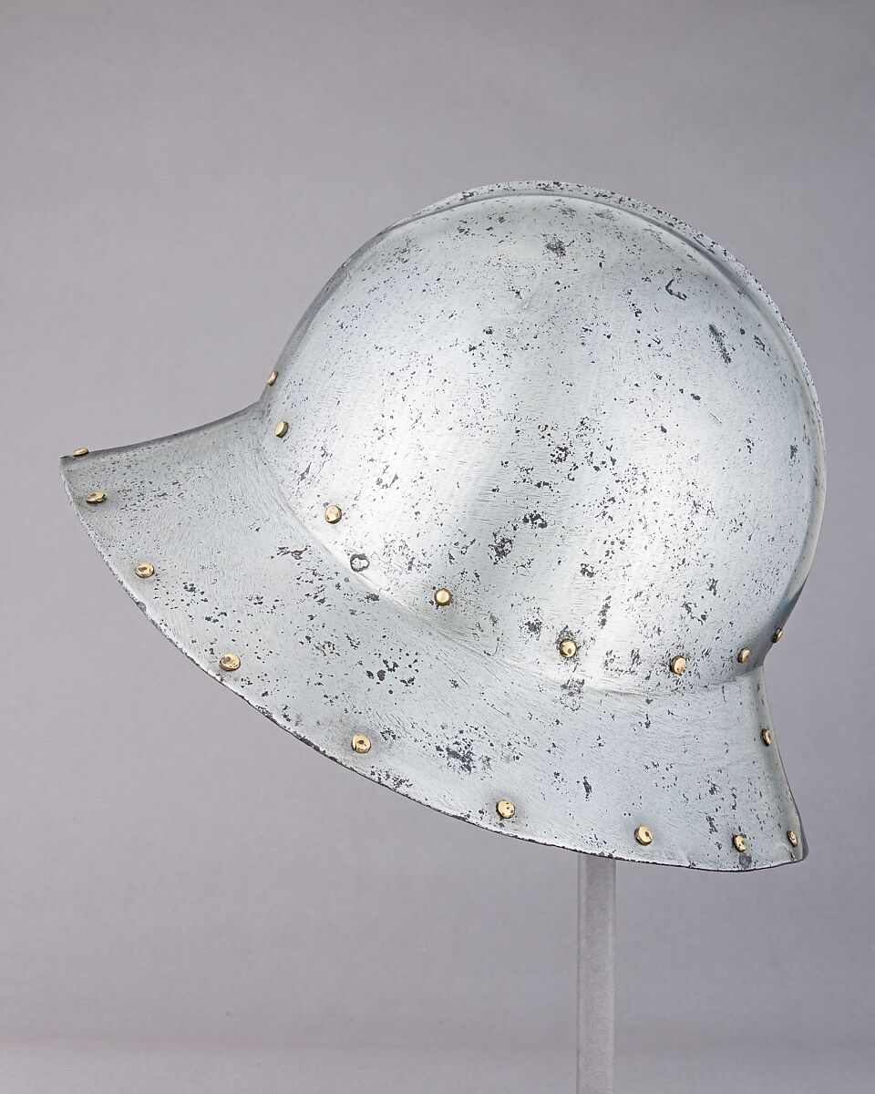 War Hat, Steel, brass, Spanish