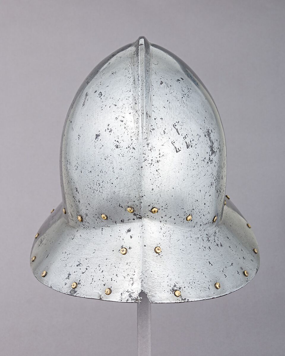 War Hat, Steel, brass, Spanish