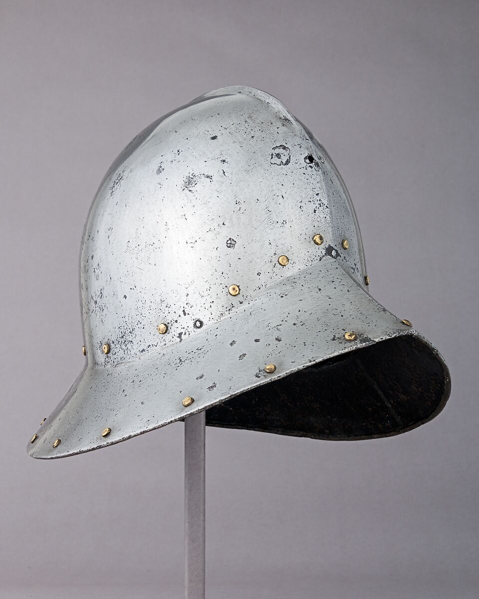 War Hat, Steel, brass, Spanish
