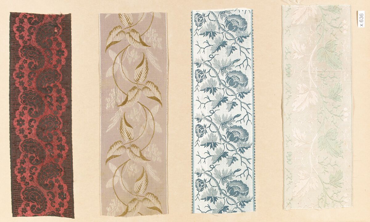 Textile Sample Book, French