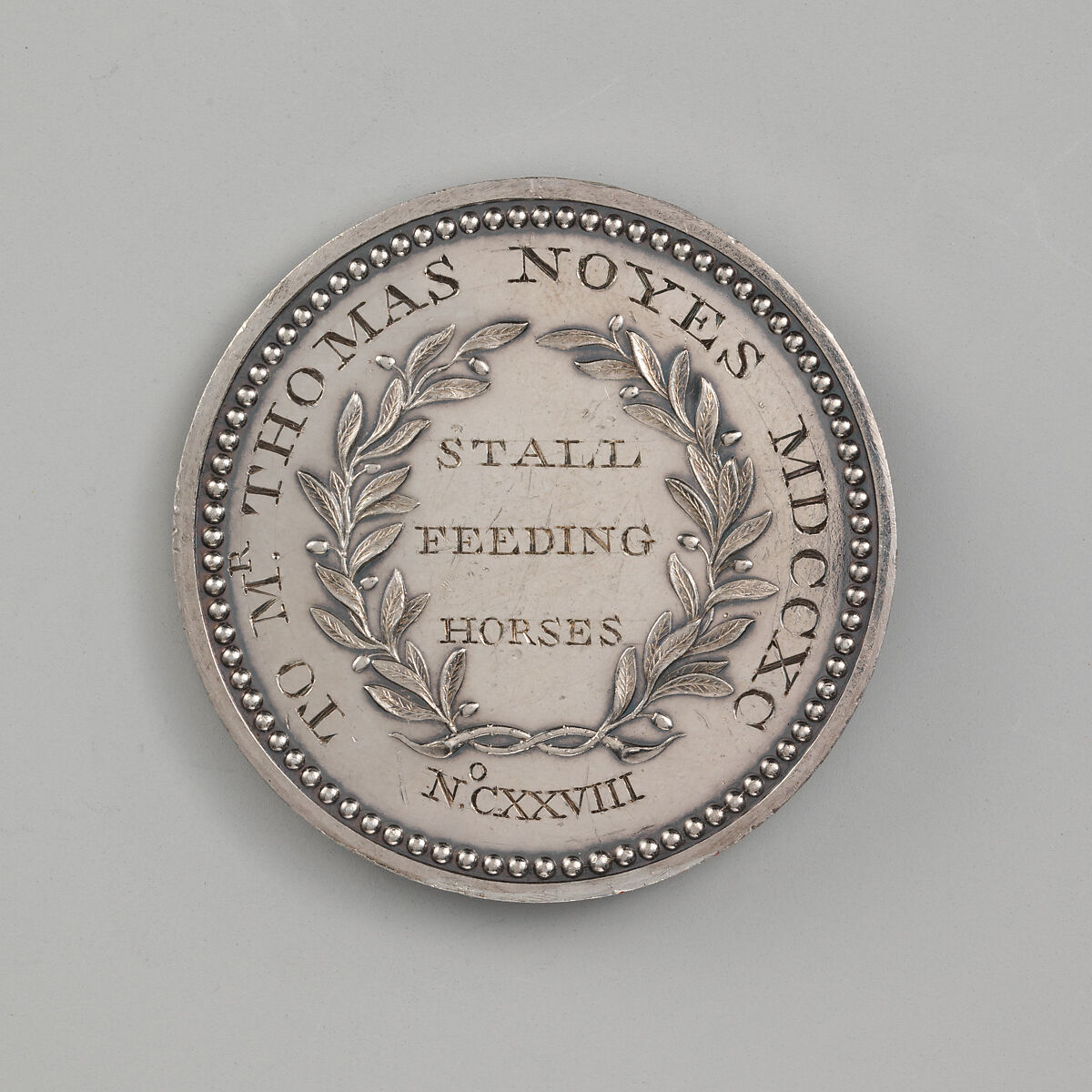 London Royal Society of Arts Medal, Medalist: Thomas Pingo (Italian, 1692–1776, active England after 1742), Silver, British
