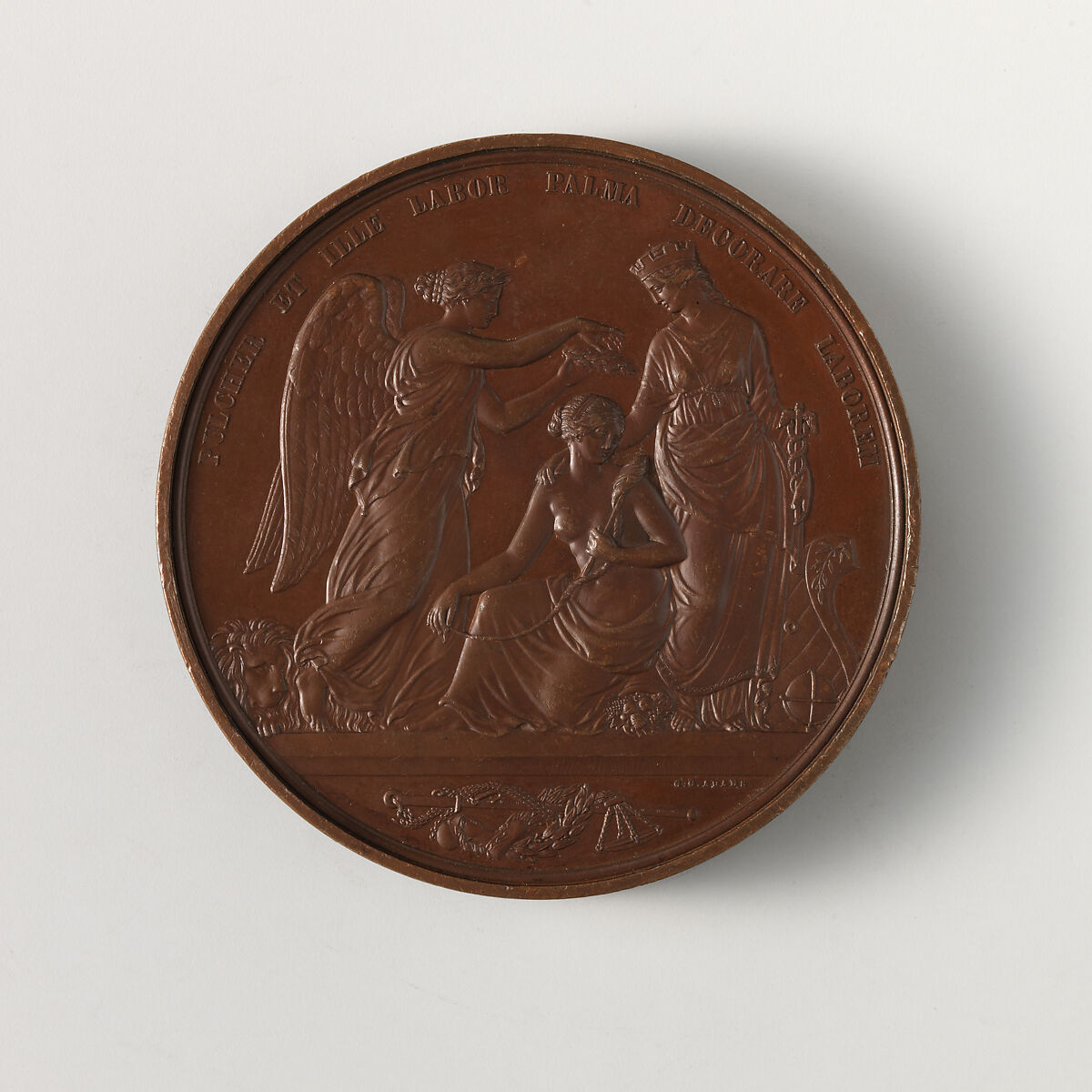 Great Exhibition Jurors' Medal, Medalist: William Wyon (British, Birmingham 1795–1851 Brighton), Bronze, British
