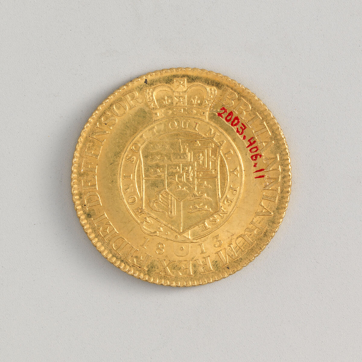 George III guinea, "Military" type, Medalist: Lewis Pingo (1743–1830), Gold, British