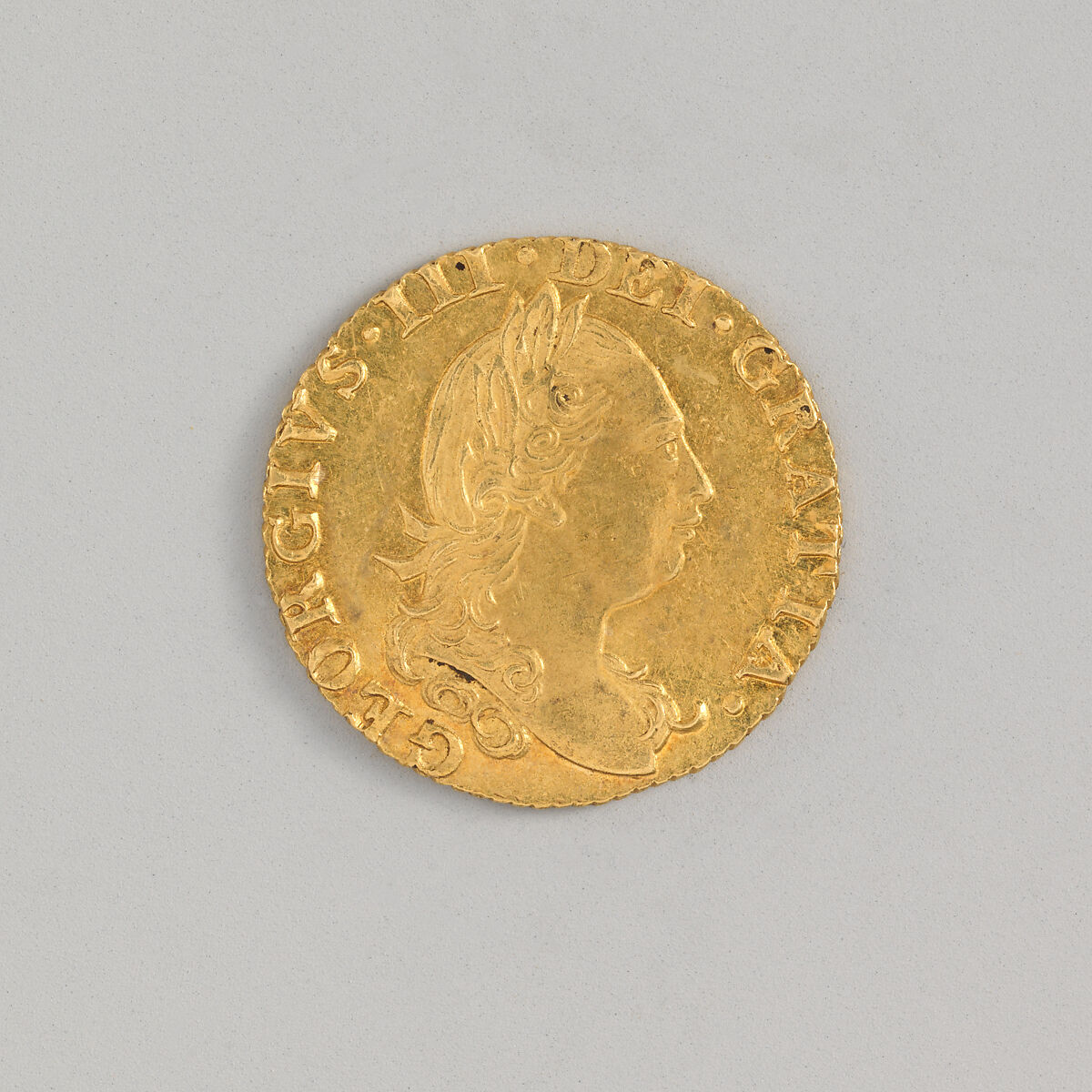 George III half guinea, Medalist: Thomas Pingo (Italian, 1692–1776, active England after 1742), Gold, British 