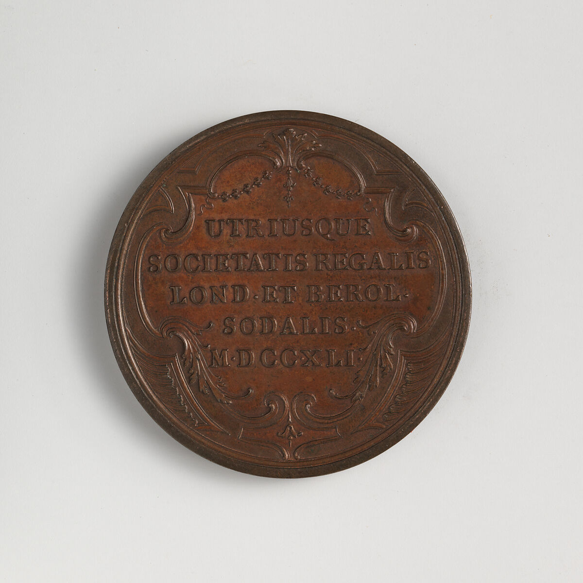 Abraham de Moivre (1667–1754), Medalist: Jacques-Antoine Dassier (Swiss, Geneva 1715–1759 Copenhagen), Bronze, Swiss