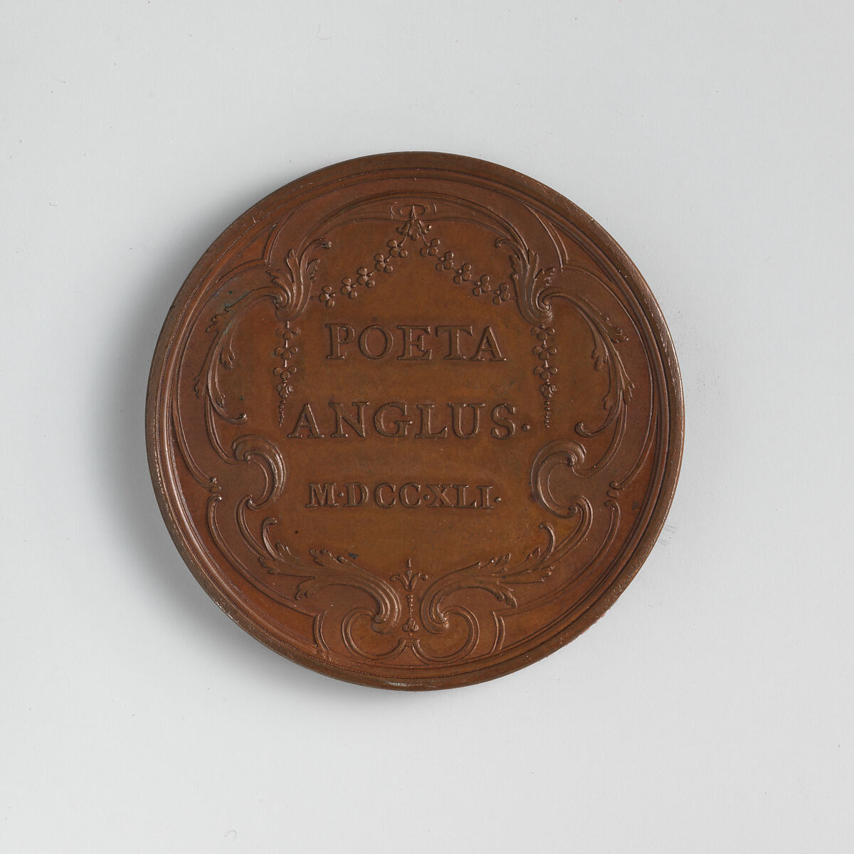 Alexander Pope (1688–1744), Medalist: Jacques-Antoine Dassier (Swiss, Geneva 1715–1759 Copenhagen), Bronze, Swiss