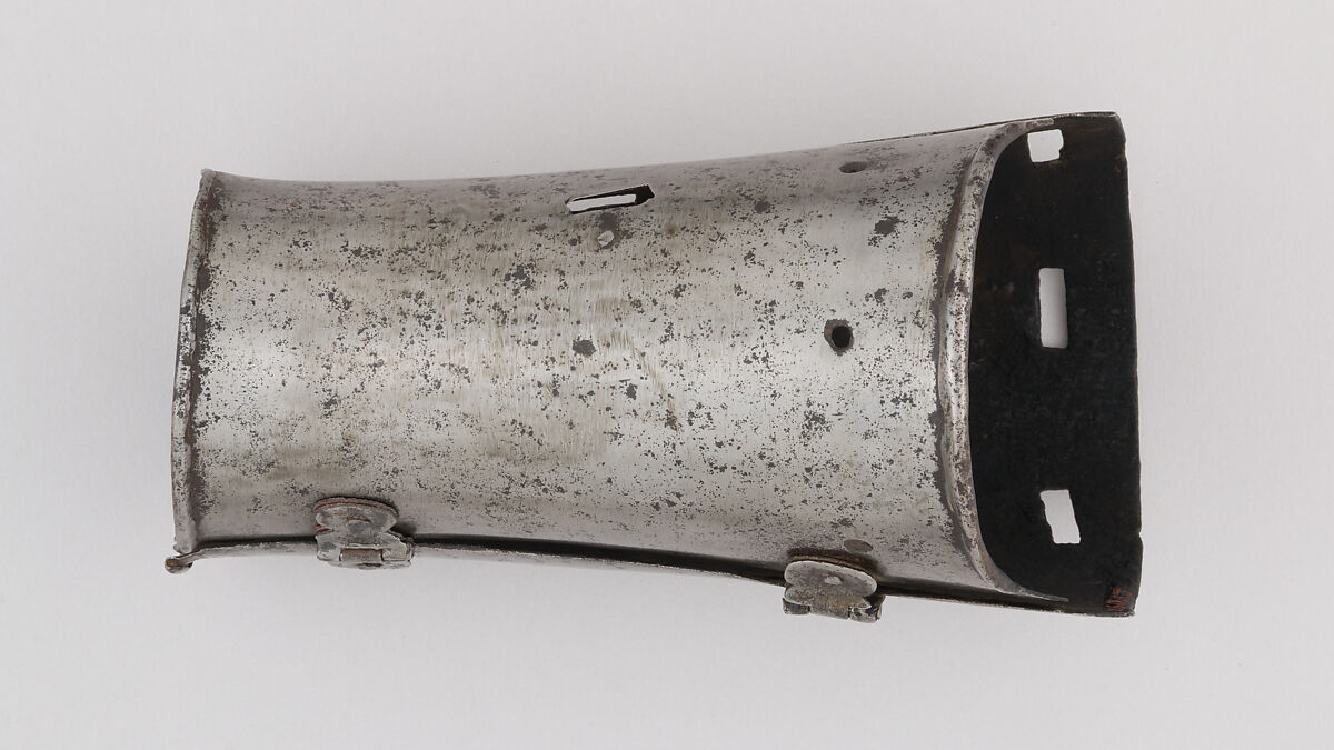 Forearm Defense (Vambrace), Steel, Italian