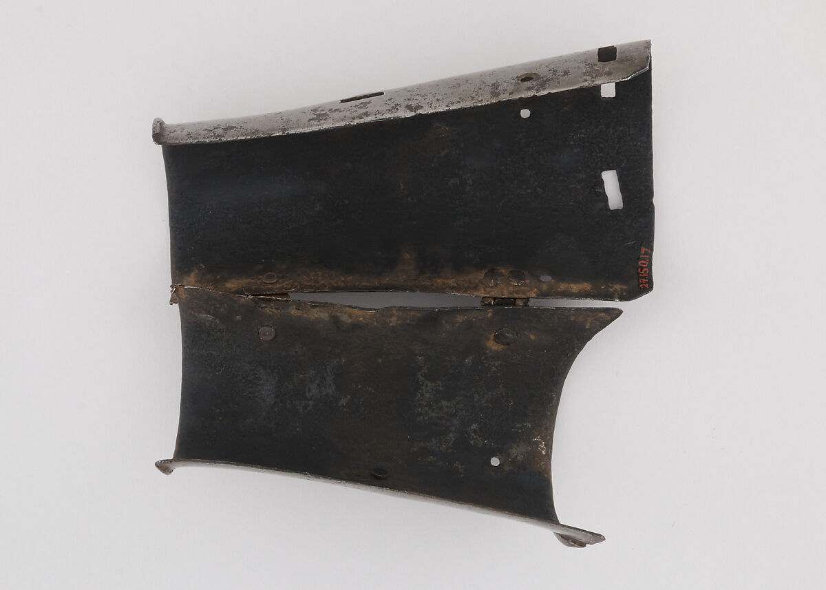 Forearm Defense (Vambrace), Steel, Italian