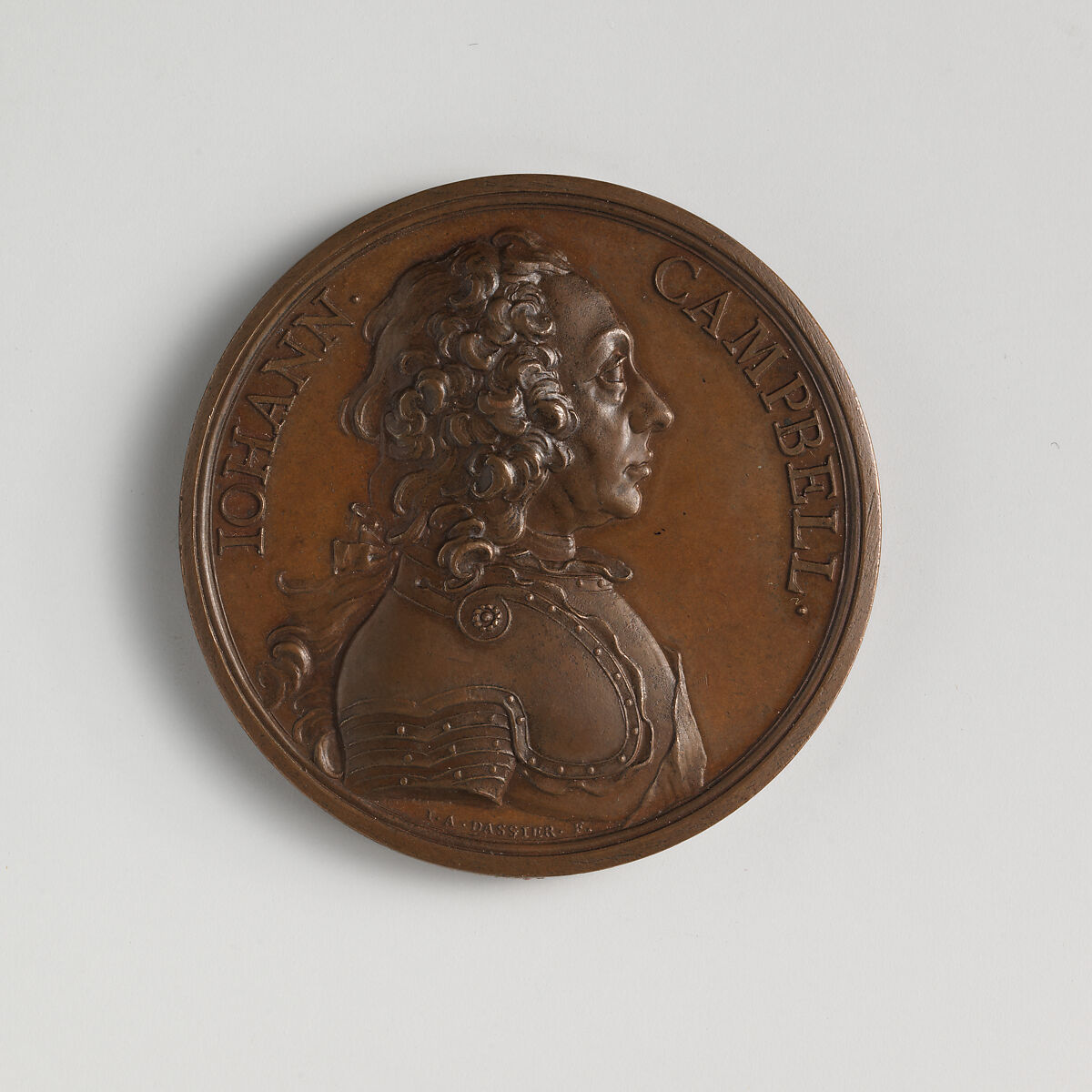 John Campbell, 2nd Duke of Argyle, 1st Duke of Greenwich (1680–1743), Medalist: Jacques-Antoine Dassier (Swiss, Geneva 1715–1759 Copenhagen), Bronze, Swiss 