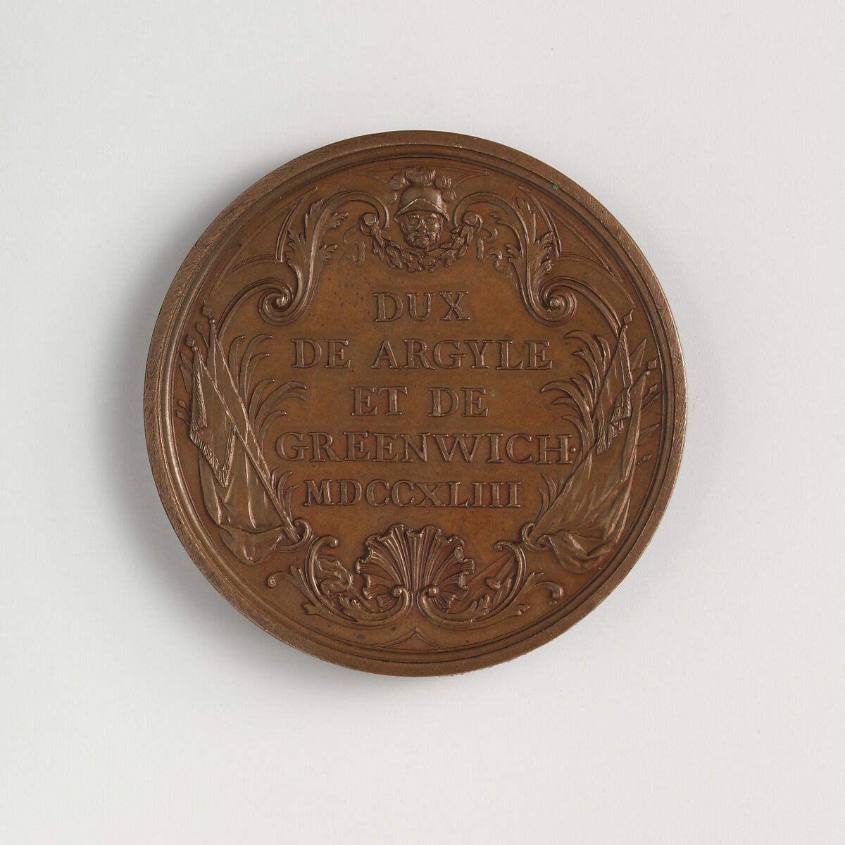 John Campbell, 2nd Duke of Argyle, 1st Duke of Greenwich (1680–1743), Medalist: Jacques-Antoine Dassier (Swiss, Geneva 1715–1759 Copenhagen), Bronze, Swiss