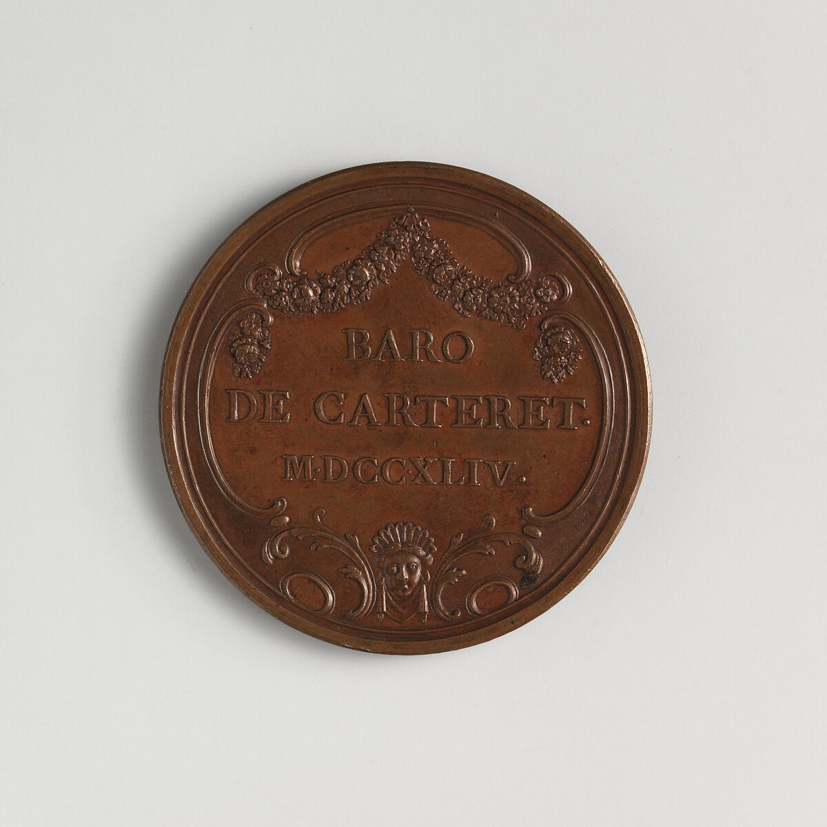 John Carteret, 2nd Earl of Granville (1690–1763), Medalist: Jacques-Antoine Dassier (Swiss, Geneva 1715–1759 Copenhagen), Bronze, Swiss