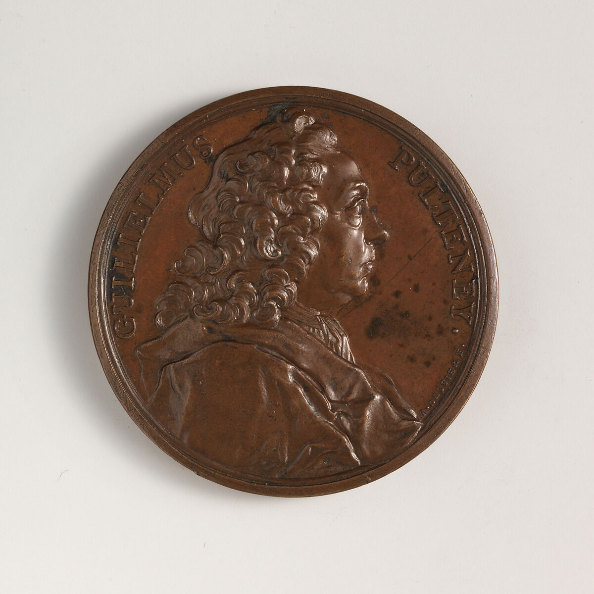 William Pulteney, 1st Earl of Bath (1684–1764), Medalist: Jacques-Antoine Dassier (Swiss, Geneva 1715–1759 Copenhagen), Bronze, Swiss 