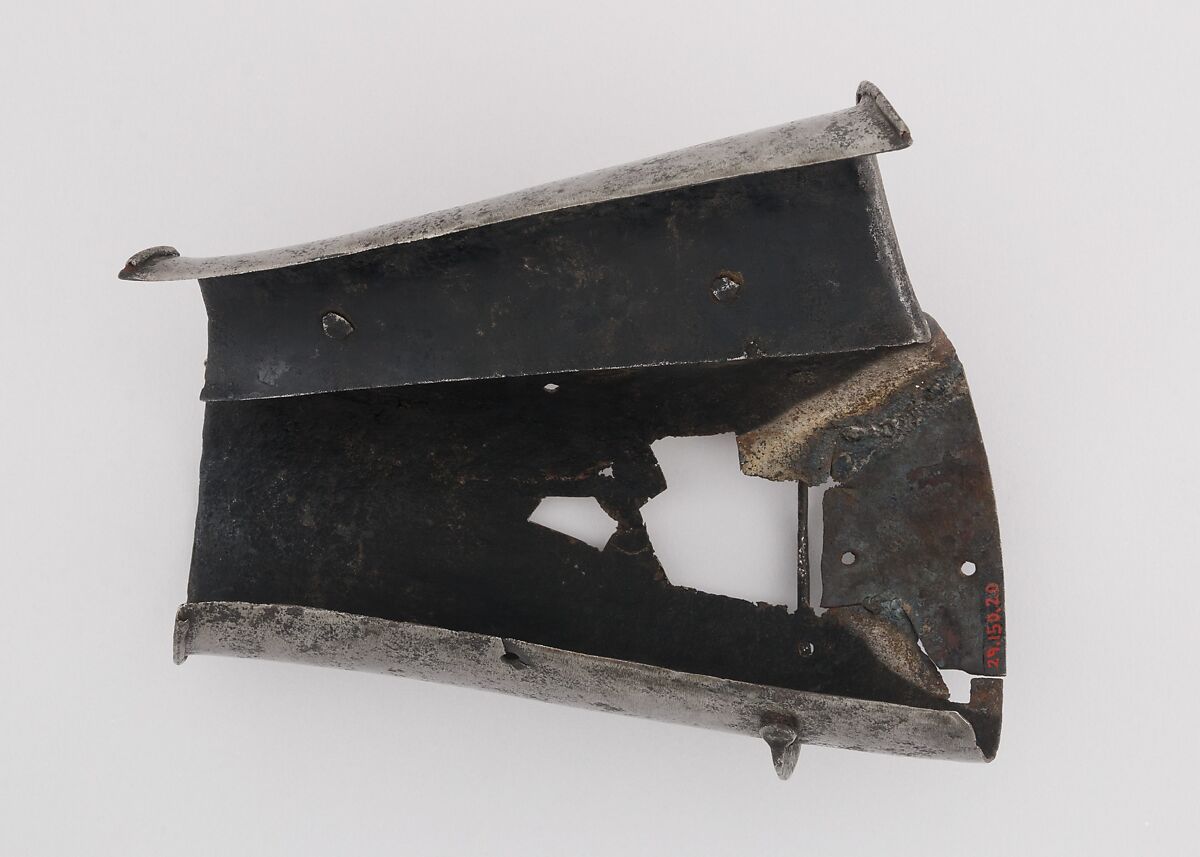 Forearm Defense (Vambrace), Steel, Italian