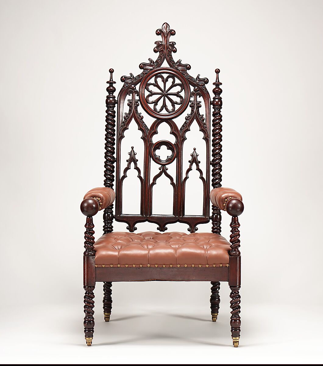 John and Joseph W. Meeks Armchair American The Metropolitan