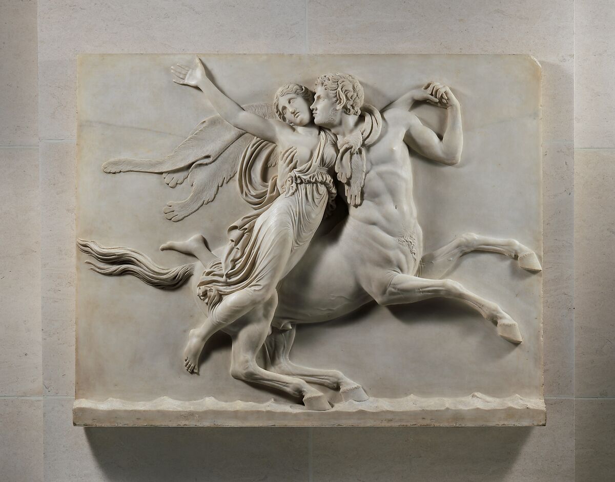 Nessus Abducting Dejanira, Bertel Thorvaldsen  Danish, Marble, Danish, sculpted Rome