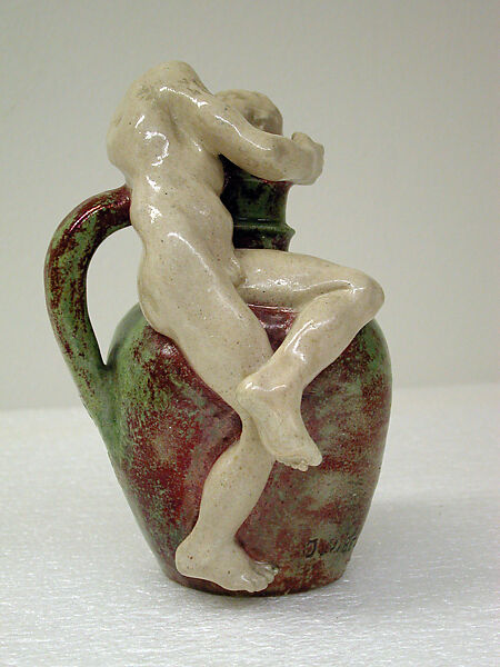 L'Ivresse, After a model by James Vibert (Swiss (also active in Paris), Carouge 1872–1942 Plan-les-Ouates)), Glazed earthenware, French, Paris