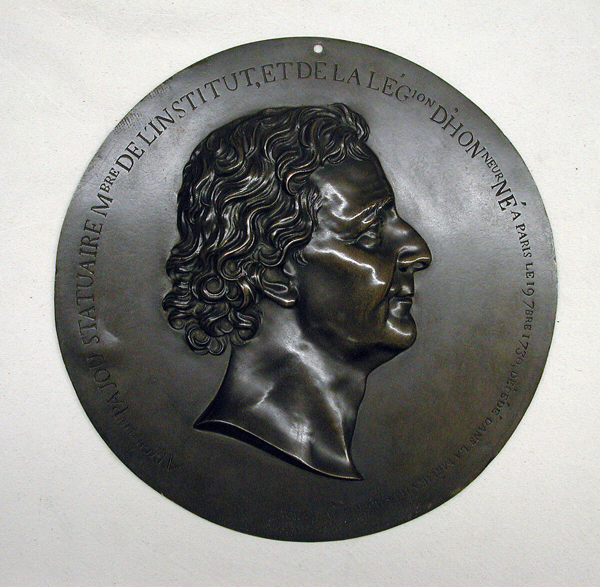 Augustin Pajou (1730–1809), Philippe Laurent Roland (French, Pont-à-Marc 1746–1816 Paris), Bronze, French 