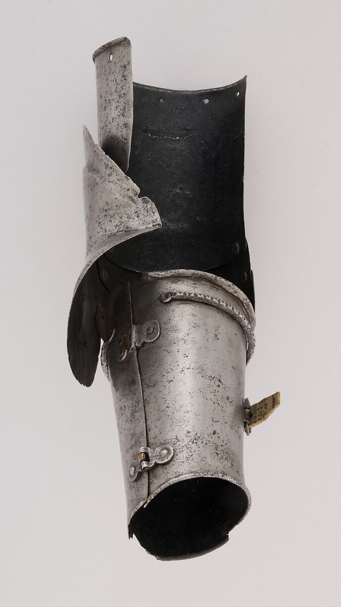 Inner Plate of a Forearm Defense (Vambrace), Steel, Italian