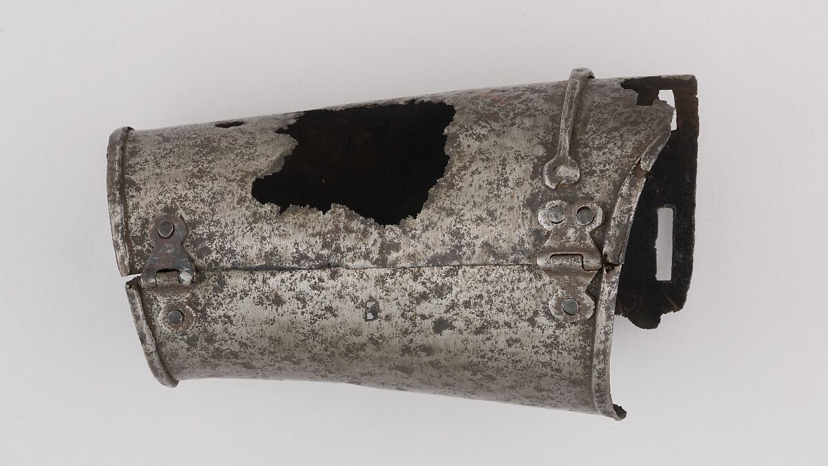 Forearm Defense (Vambrace), Steel, Italian