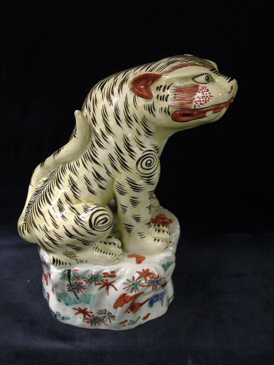 Two tigers, Porcelain, Japanese