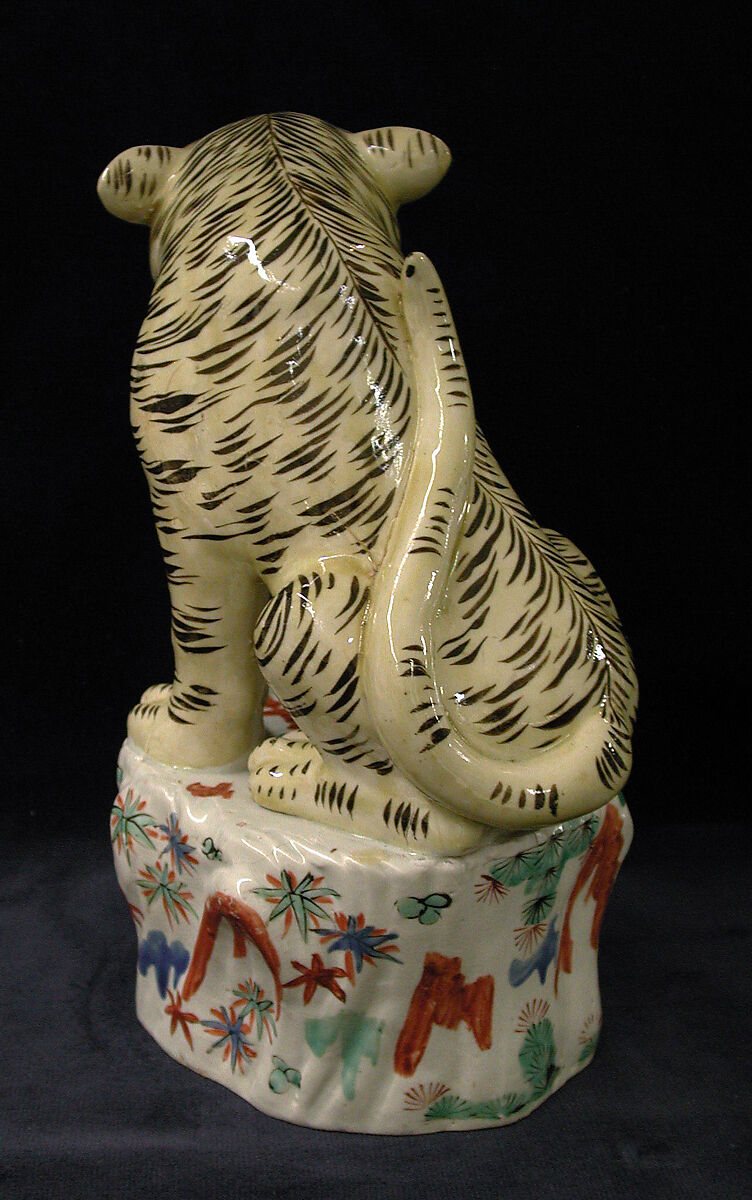 Two tigers, Porcelain, Japanese