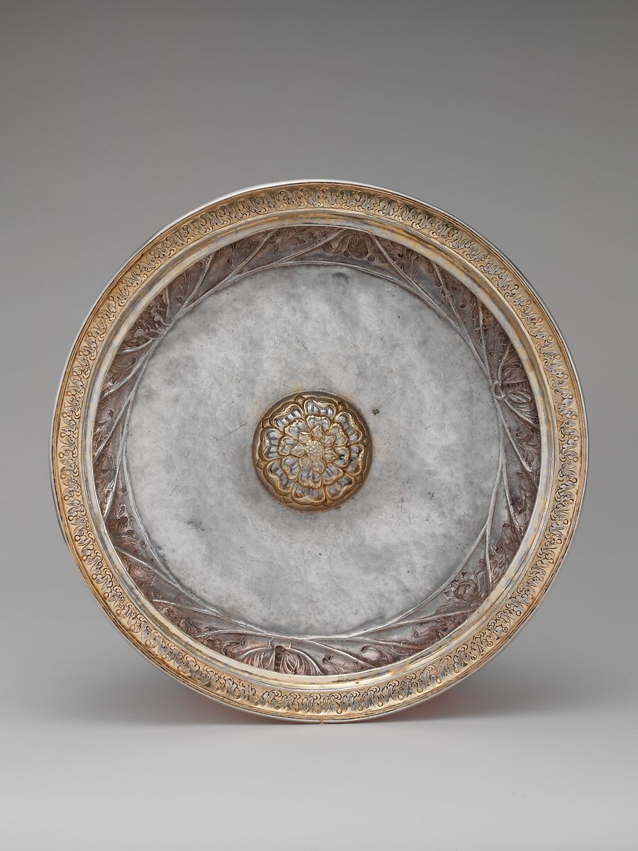 Ewer and basin (lavabo set), Probably made at Chisinau Court Workshop, Silver, partially gilded, Moldovan