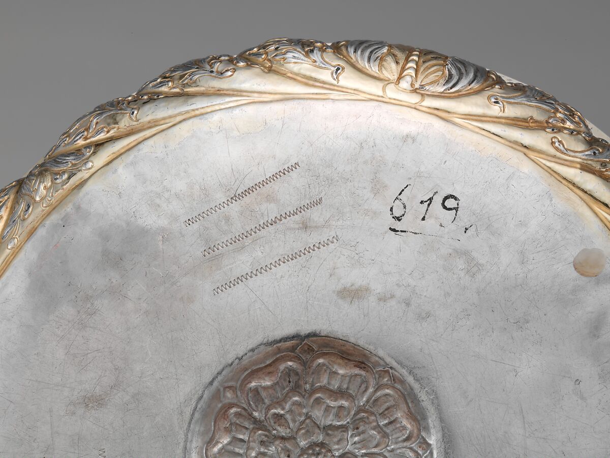 Ewer and basin (lavabo set), Probably made at Chisinau Court Workshop, Silver, partially gilded, Moldovan