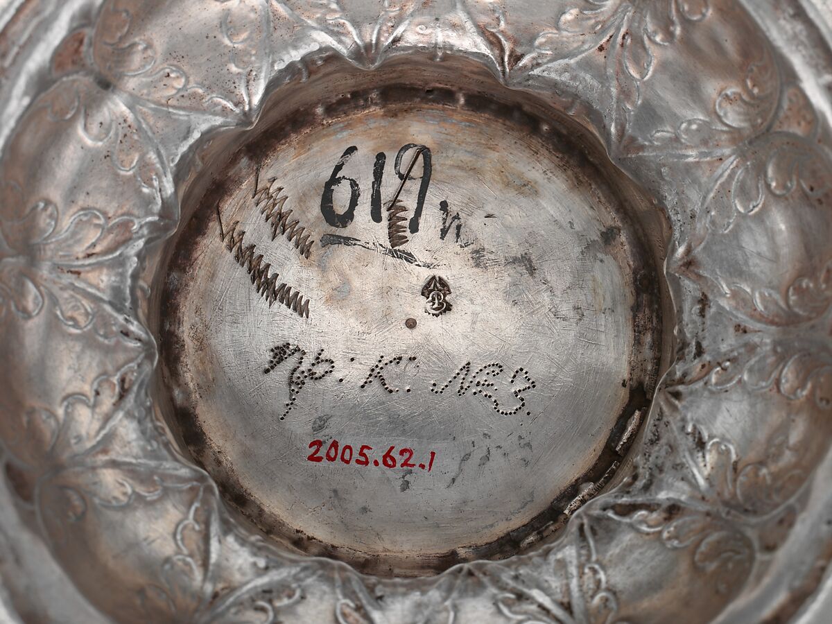 Ewer and basin (lavabo set), Probably made at Chisinau Court Workshop, Silver, partially gilded, Moldovan