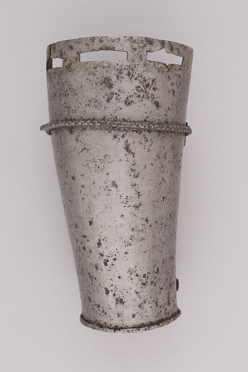 Outer Plate of a Forearm Defense (Vambrace), Steel, Italian