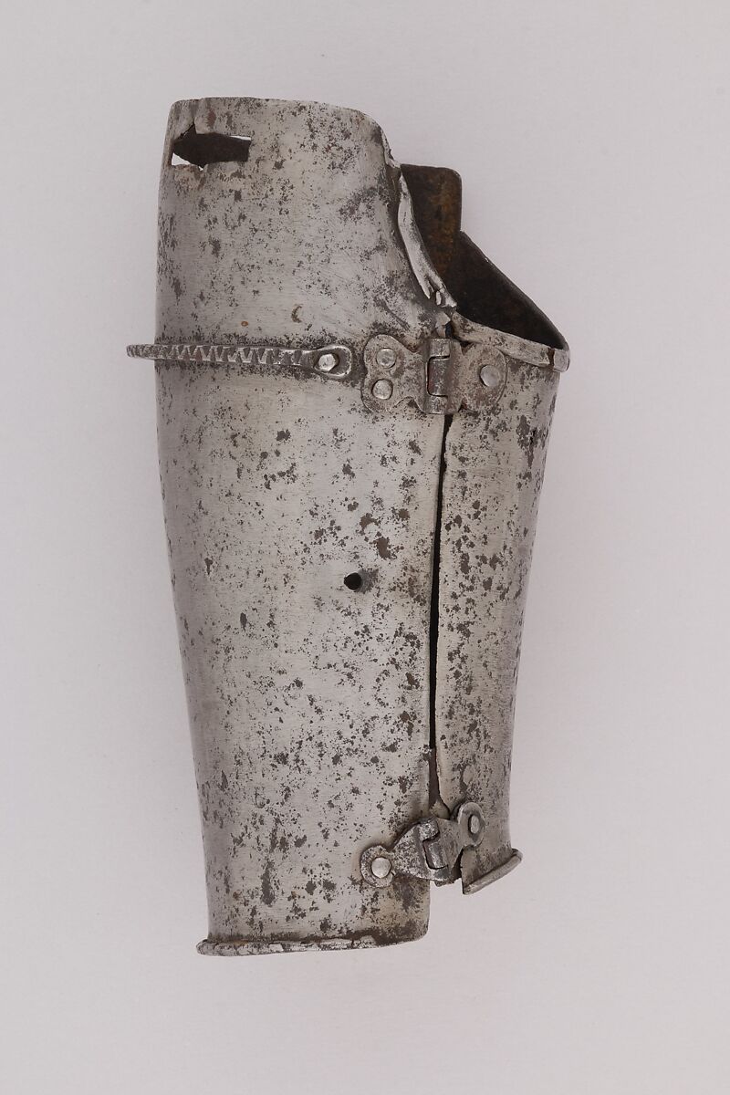 Outer Plate of a Forearm Defense (Vambrace), Steel, Italian 