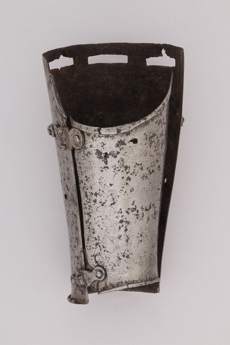 Outer Plate of a Forearm Defense (Vambrace), Steel, Italian
