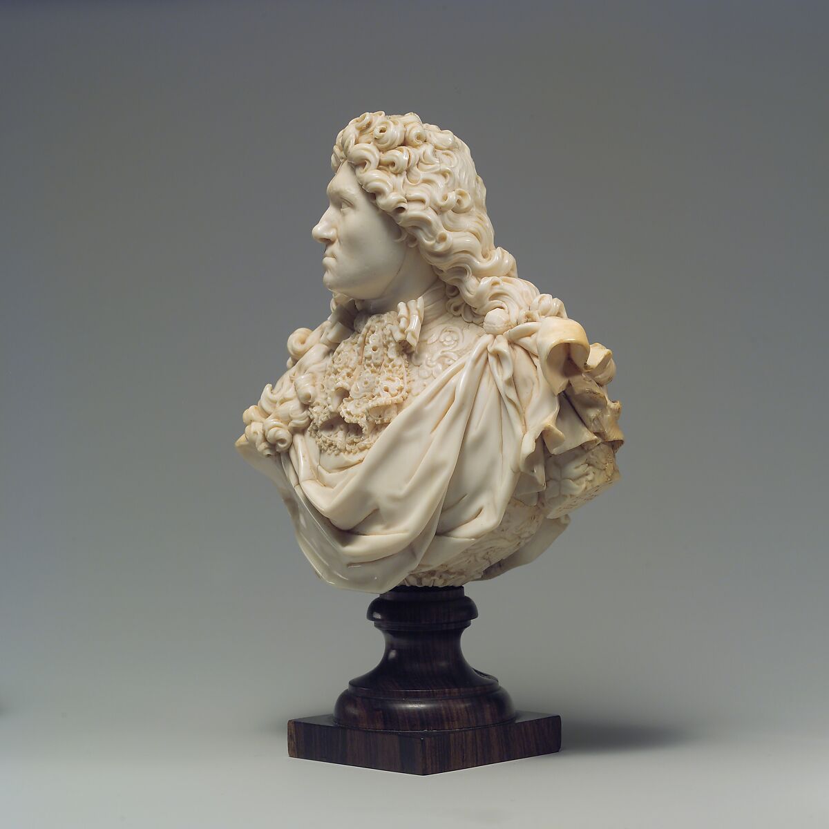 Bust, C. Lacroix, Franco-Flemish (Franco–Flemish, born Burgundy, active Genoa), Elephant ivory, probably French