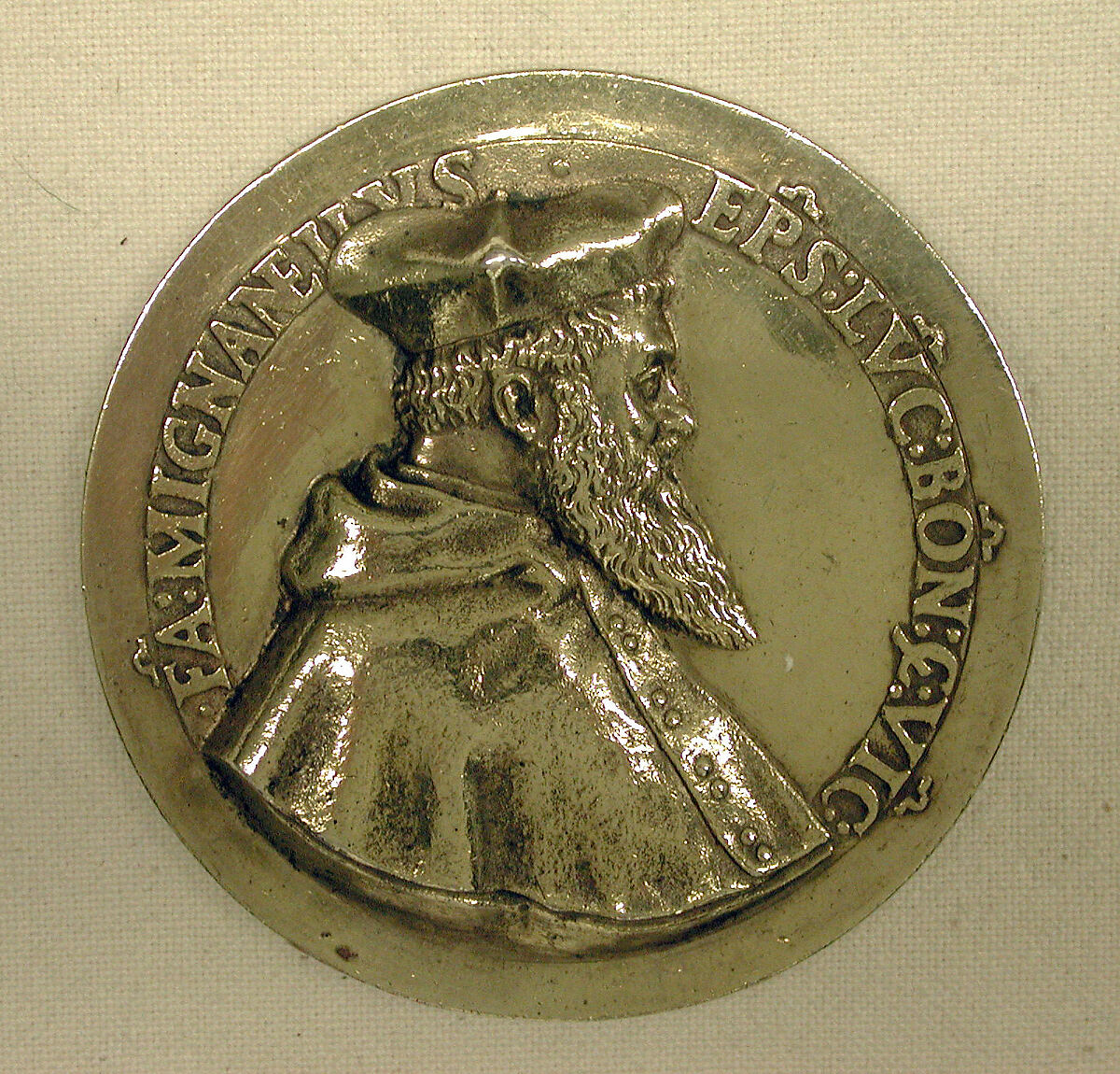 Cardinal Fabio Mignanelli, Giovanni Zacchi (Italian, born 1512/15, died about 1565), Gilt silver, Italian, Bologna