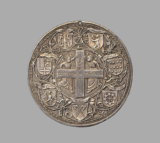 Medal Issued by the Swiss Cantons on the Birth of Princess Claude of France (1547–1575)